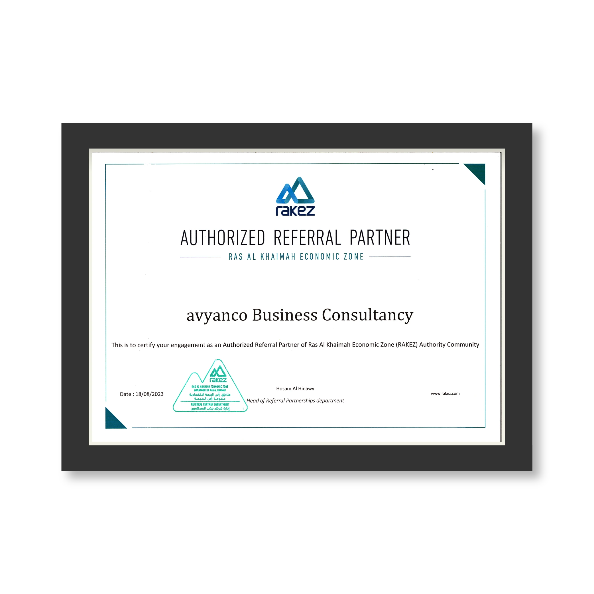 RAKEZ Referral Partner